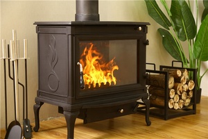 Poêle à <span class=keywords><strong>bois</strong></span> autoportante de qualité européenne avec four Chauffage intérieur Cheminée à <span class=keywords><strong>bois</strong></span> Brûleur intérieur - Product Image 2