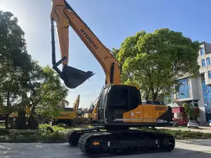 Obral hyundai ekskavator 22ton jam rendah kualitas baik hyundai 220-9s penggali hyundai sekop bekas 220-9s