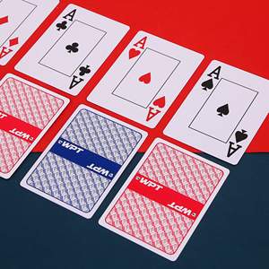 أوراق لعب تكساس هولدم عملية من البلاستيك المقاوم للتمزق للترفيه في الحانات والفعاليات وليالي ألعاب البوكر مع الأصدقاء - Product Image 5