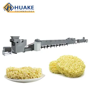 चीन निर्माता हॉट सेल स्वचालित व्यवसाय ताजा/फ्राइड छोटी इंस्टेंट नूडल बनाने की मशीन उत्पादन लाइन