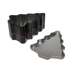 Christmas Custom Printed Gift <b>Tin</b> Box, Reusable Metal Storage Can for Gift Packaging, Logo Support - Product Image 5