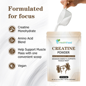 Creatina en Polvo OEM ODM, Monohidrato de Creatina, Aminoácidos, Aumenta la Energía, Apoya la Masa Muscular, Suplemento Vegano - Product Image 5