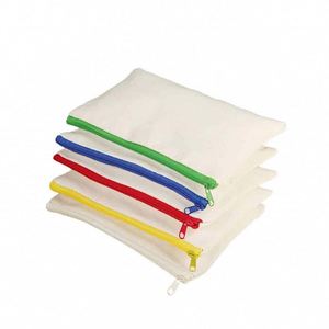 Bolsa de Lona de Algodón con Cierre, Estilo Clásico, para Estudiantes, con Logotipo Impreso en Relieve Personalizado, Venta al Por Mayor - Product Image 1