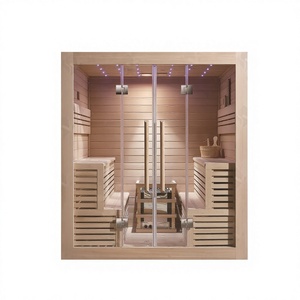 Vapasauna: Cabina Sauna da Interno con Pannelli a Infrarossi Lontani o Stufa Elettrica per <span class=keywords><strong>Relax</strong></span> a Vapore Secco <span class=keywords><strong>e</strong></span> Benessere <span class=keywords><strong>Spa</strong></span> - Product Image 1