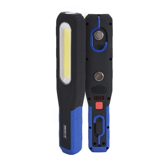 Powerful COB LED Work Light Car Garage Mechanic Lamp USB Rechargeable Flashlight Magnetic Torch Emergency Light Warning Light