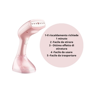 Mini Ferro da Stiro a Vapore Portatile 1500W, Compatto, Verticale, Vapore Continuo, Serbatoio da 250ml, Riscaldamento Rapido - Product Image 3