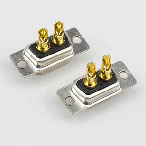 Hzsd D-Sub nối 30A 40A lớn hiện tại 2 lõi cắm 2w2 hàn dây 2 Pin vàng bảng điều chỉnh Nam Nữ ROHS chứng nhận - Product Image 6