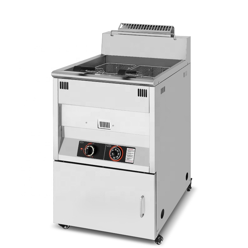 Высокое качество ресторан CE сертифицированный 20л двойные танки чипы kfc курица французский коммерческий газовый фритюрница