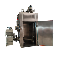 Four à fumage électronique automatique pour viande, poisson, poulet, saucisses, machine à fumer, moteur/engin en acier inoxydable 304, usage industriel, haute performance