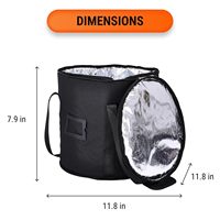 Sac de rangement portable pour granulés de bois, résistant aux intempéries, pour barbecue, fumoir, extérieur, maison, conteneur à charbon de bois