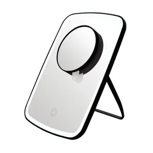 Specchio cosmetico da tavolo portatile di bellezza a Led di vendita caldo specchio per il trucco Touch Screen specchio per aereo intelligente con luce a Led