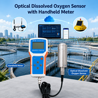 Capteur optique d'oxygène dissous avec mesureur portable, analyseur DO portatif avec enregistreur de données, solution de surveillance IoT sans fil