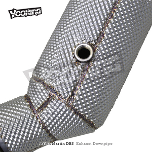 Tubo de Escape SS304L para <span class=keywords><strong>Aston</strong></span> <span class=keywords><strong>Martin</strong></span> DBS 5.2L 2019-2024 Turbo con Protector Térmico Catalizador de 100/200/300 Celdas - Product Image 3