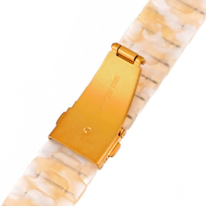 CANYUAN <span class=keywords><strong>Bracelet</strong></span> de montre intelligent de luxe en acétate 2x15cm pour Iwatch10 <span class=keywords><strong>Bracelet</strong></span> mince en acétate de marbre pour Iwatch <span class=keywords><strong>Bracelet</strong></span> de montre en acétate de mode - Product Image 4