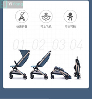 Fr1888 Fabricant de haute qualité vend une poussette légère pour bébé Poussette compacte de luxe légère