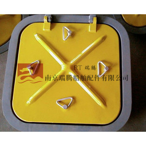 Tapa de escotilla hermética empotrada de aluminio CB958-80 para reparación y reemplazo de embarcaciones - Product Image 1