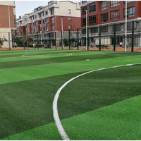 Gazon artificiel Floson FLS pour terrains de football, pelouse paysagère, tapis de gazon 3CM/5CM certifié pour extérieur OEM ODM