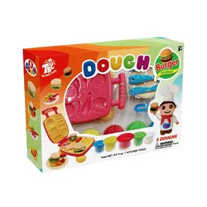 Play dough Kitchen Funny Delicious Burger Maker Spielteig Kinder Baby Clay Spielzeug für Kinder