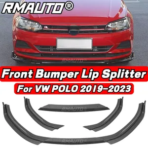 สปอยเลอร์ POLO MK6 สีดำเงา ชุดแต่งกันชนหน้า สปอยเลอร์ลิปดิฟฟิวเซอร์หลัง สำหรับ VW POLO MK5 MK6 MK7 MK8 ปี 2009-2023 - Product Image 5