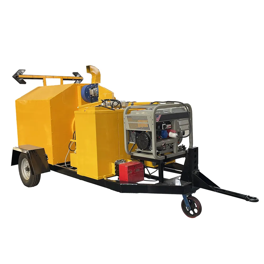 Small Mobile Asphalt Mixer Automatic Heating Fast Discharging Speed Road Maintenance Machinery Asphalt Mixing Plant