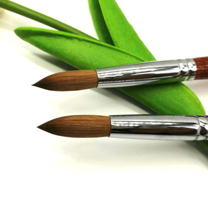 Pinceau à ongles en poils de Kolinsky 100% pur avec manche en bois, différentes tailles personnalisées, pinceau de qualité supérieure pour la manucure et l'art des ongles en salon - Product Image 4