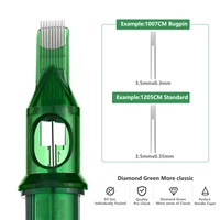 Cartouche d'aiguilles de tatouage YaBa MVP Green RS RM pour machine à tatouer