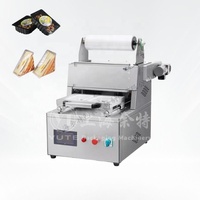 Máquina de envasado al vacío de carne y gas, máquina de envasado de comida lista, bandeja de mapa, sellador de bandeja de atmósfera modificada de alimentos cocidos