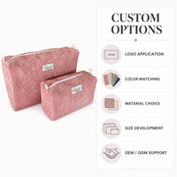 Lot de trousses de maquillage en nylon en gros – Organisateur de cosmétiques portable de voyage avec logo personnalisé, marque privée OEM, rangement tendance