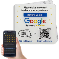 Carte NFC d'entreprise pour avis Google et réseaux sociaux, Plaque NFC en acrylique