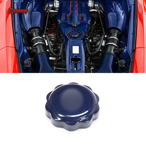 Blue Color OEM Style Dry Carbon Fiber Engine Oil Filler Cap Cover Engine Parts for Ferrari 488 - Product Image 6