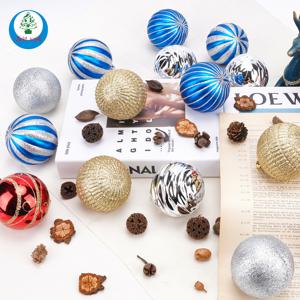 Bolas de Navidad de plástico impermeables únicas de alta calidad bola decorativa interior reutilizable calidad garantizada para Navidad - Product Image 4