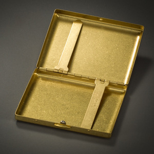 Caja <span class=keywords><strong>de</strong></span> cigarrillos <span class=keywords><strong>de</strong></span> metal, 20 unidades, material <span class=keywords><strong>de</strong></span> cobre puro, cubierta <span class=keywords><strong>de</strong></span> vuelco <span class=keywords><strong>de</strong></span> latón <span class=keywords><strong>de</strong></span> doble cara, puede poner <span class=keywords><strong>humo</strong></span> - Product Image 3