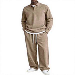 Conjunto Deportivo de Invierno para Hombre, Chaqueta y Pantalones de Forro Polar, Ropa Deportiva Térmica Premium para Entrenamiento al Aire Libre - Product Image 1
