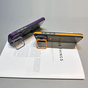 Funda para Teléfono con Soporte Magnético Antideslizante para iPhone 17 Pro Max 11 12 <span class=keywords><strong>Mini</strong></span> 13 14 15 16 Plus, Accesorios para Teléfono Anti-caídas - Product Image 5