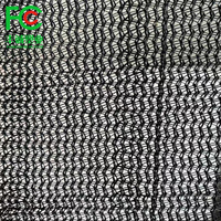 Filet d'ombrage agricole en polyéthylène noir 130 g/m² pour carport, filet d'ombrage pour serre extérieure à fil rond 3*100m