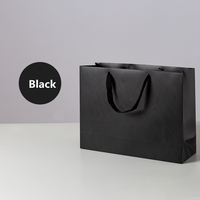Sac en papier de finition mat, Logo personnalisé, pour le Shopping avec poignée de ruban, 50 unités