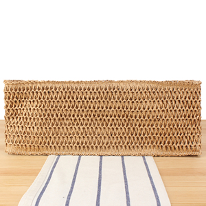 Cá nhân thêu Elephant Tote Túi cho mùa hè bãi biển Kỳ nghỉ giải trí lớn Vai Túi polyester lót thời trang rơm - Product Image 4