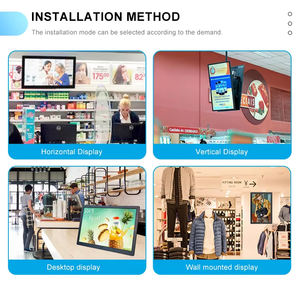 Nuevo Marco Inteligente <span class=keywords><strong>Premium</strong></span> de 15.6 Pulgadas con Android para Fotos y Vídeos, con Reloj, Compatible con MP4, para Exhibición Comercial - Product Image 6