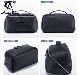 กระเป๋าเครื่องสำอางหนังวัว AndoBag รุ่นใหม่ แฟชั่น ทันสมัย ใช้งานได้จริง สำหรับผู้หญิง พกพาสะดวก เหมาะสำหรับการเดินทางและกิจกรรมกลางแจ้ง - Product Image 4