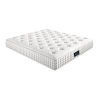 Matelas de lit d'hôtel 5 étoiles avec ressorts ensachés, matelas King Euro Top fait main avec ressorts ensachés pour la maison et l'hôtel
