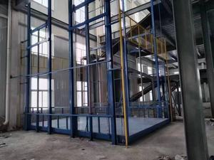 Table élévatrice verticale fixe pour le levage de matériaux, utilisation intérieure et extérieure, 2*2m, rail de guidage - Product Image 5