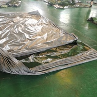 Bâche robuste 3m x 4m (10x12 pieds) enduite de PE, imperméable et anti-UV, haute qualité, motif uni pour l'extérieur, idéale pour l'enduitement