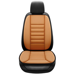 Housses de siège de voiture universelles toutes saisons en cuir, 2 pièces, respirantes et ventilées, coussins de siège chauds pour l'hiver, accessoires intérieurs - Product Image 4