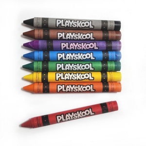 Wholesale 8 Bright Colors Safety Wax Crayons for Kids Artist <b>Drawing</b> Set - Product Image 4