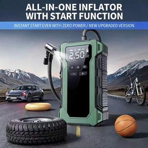 Démarreur <span class=keywords><strong>de</strong></span> voiture 1800A Peak 39800mAh 12V avec compresseur d'air 150PSI et jauge numérique pour SUV et camion - Product Image 4