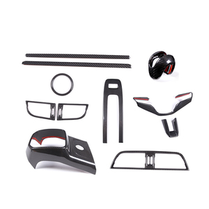 Panel Decorativo de Fibra de Carbono Real para la Consola Central, Cubierta de Palanca de Cambios, Molduras Interiores para <span class=keywords><strong>Porsche</strong></span> <span class=keywords><strong>Macan</strong></span> 2022+, Accesorios de Mejora para Automóviles - Product Image 2