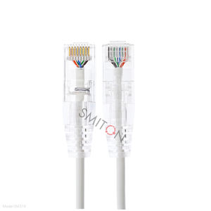 <span class=keywords><strong>Cable</strong></span> de Conexión RJ45 Delgado UTP Cat6A 28AWG 30AWG, <span class=keywords><strong>Cable</strong></span> de Red Ethernet <span class=keywords><strong>Cat</strong></span> <span class=keywords><strong>6A</strong></span> Flexible y Suave, Cables de Comunicación para <span class=keywords><strong>Internet</strong></span> LAN - Product Image 1