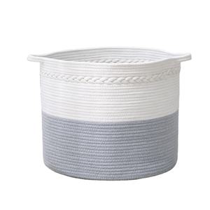 Factory direct selling cheap and stylish and multi-function nice large home storage cotton rope basket