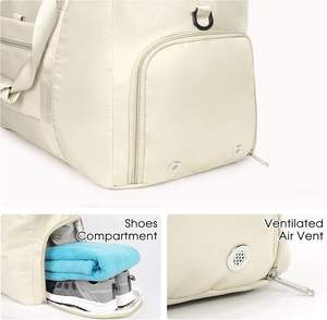 Échantillon gratuit, sac de sport personnalisé pour femme, nouveau design, sac de sport en néoprène, sac de voyage, sac de yoga pour filles, sac de shopping avec sangle réglable - Product Image 4