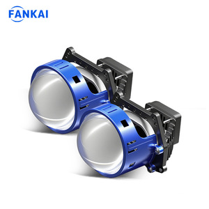 ไฟหน้า LED แบบลำแสงคู่ FANKAI ขนาด 3 นิ้ว 55W H4 6500K 12V สำหรับดัดแปลงและอัปเกรดรถยนต์ - Product Image 1